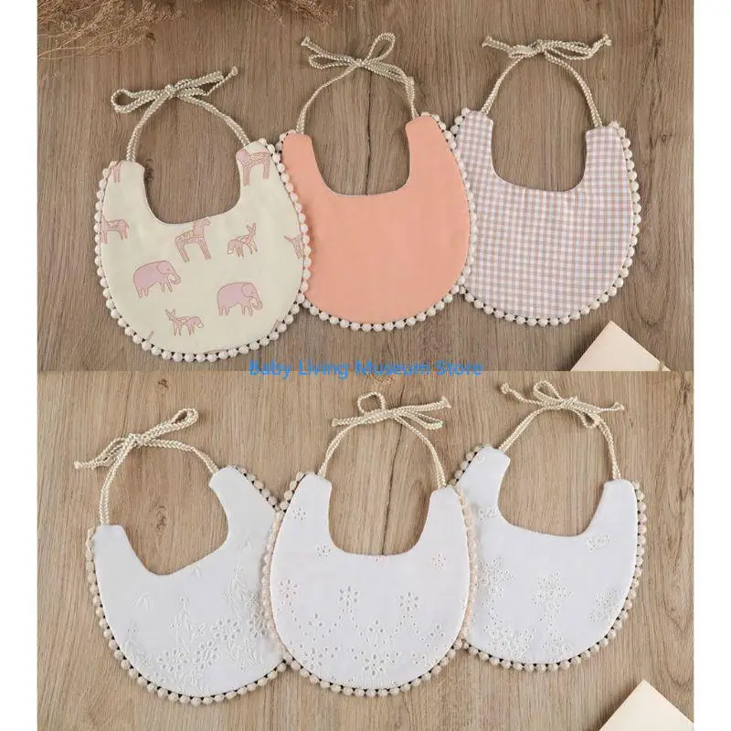 

P31C Baby Girl Bib Match Burp Clate