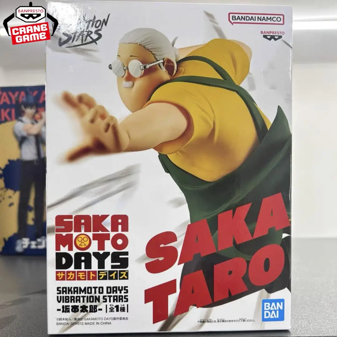 BANDAI Original BANPRESTO VIBRATION STARS Taro Sakamoto Figure SAKAMOTO DAYS Anime Figure Action Figure Figurine Model Toys Gift