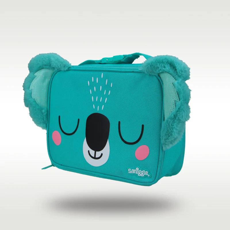 Saco de almoço Koala verde para crianças, Sacos de isolamento ao ar livre, Bolsa para meninas, Austrália Smiggle, original, 9 polegadas