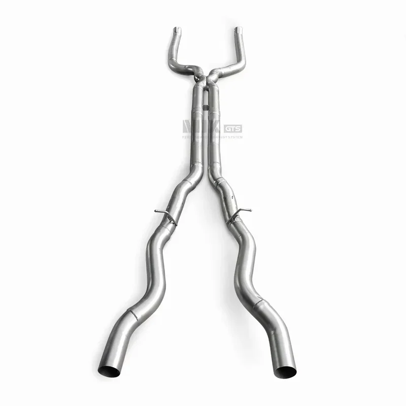 High Exhaust Modified Racing Performance M550 M550i G30 N63 4.4tt 2017-2022 Stainless Steel Midtube Muffler
