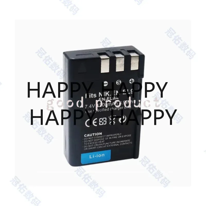 2 uds capacidad 1200mah EN-EL9 EN-EL9a batería de cámara para Nikon D40 D40X D60 D3000 D5000 para Nikon EL9 ENEL9A baterías MN