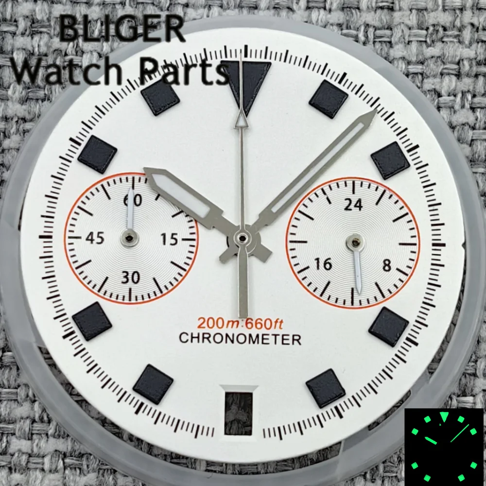 جديد 2025 فاخر 30 مللي متر أزرق/أسود/أبيض Pelagos FXD كرونوغراف الدراج الطلب مع VK63 الأيدي C3 الأخضر مضيئة صالح VK64 حركة