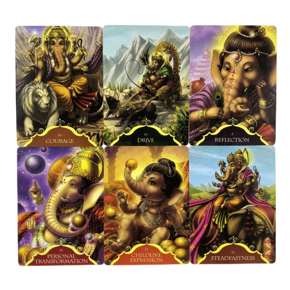 Whispers Of Lord Ganesha Tarot Cards Guidance Divination Deck Parties Board Game And A Variety Of Tarot Options