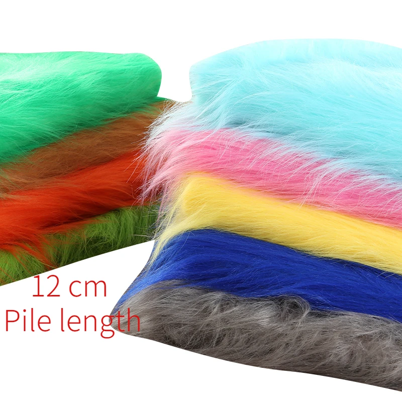 170cm Wide 12cm Pile Long Plush Fabric Decorative Background Cosplay Toys Soft Wholesale Cloth by Meter for Sewing Diy Material