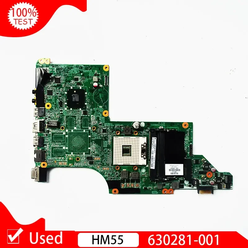 Used 630281-001 For HP DV6T DV6-3000 Laptop Motherboard DA0LX6MB6D0 DA0LX6MB6H1 HM55 DDR3