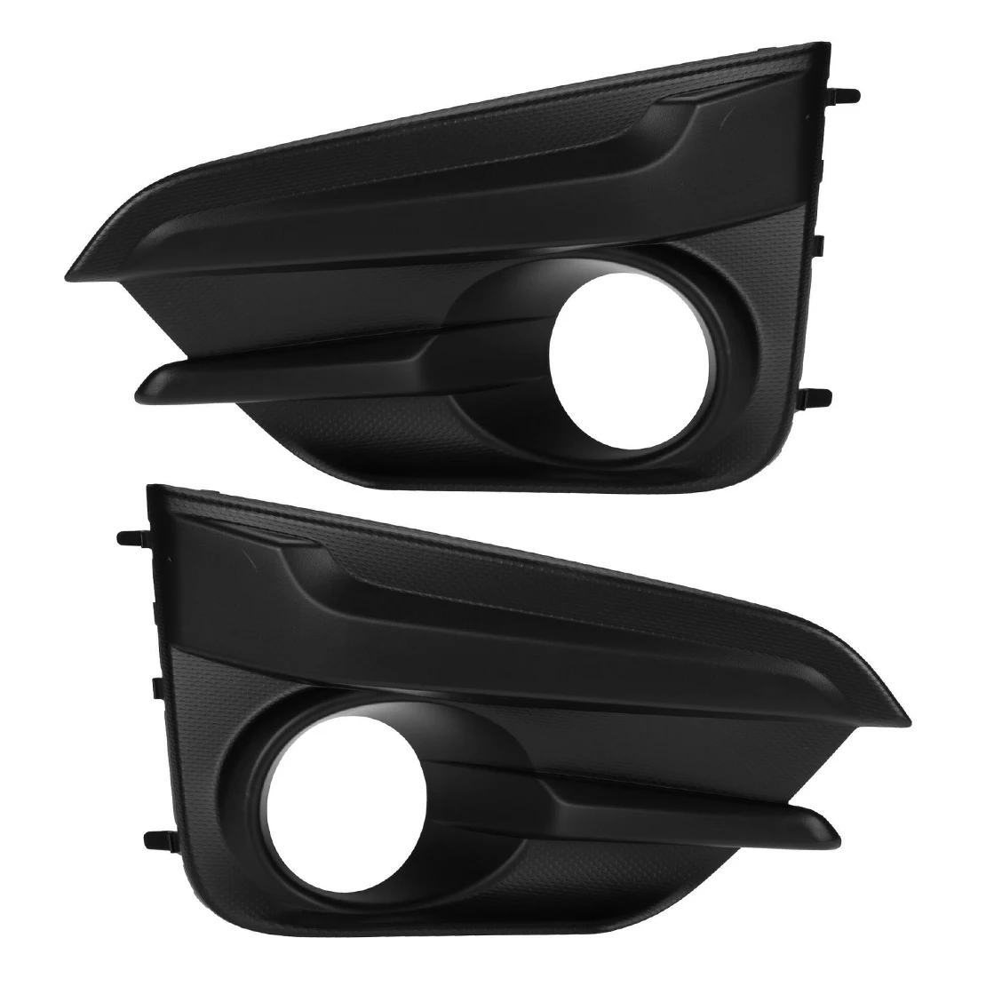 

1 Pair Front Fog Light Cover Frame Bezel with a hole Black ABS 57731FL21A 57731FL20A Fit for Subaru Impreza 2017 2018 2019