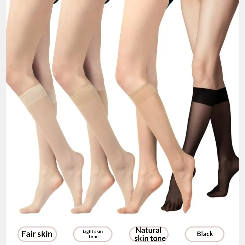 2-pares-de-palmilhas-femininas-ate-o-joelho-ultrafinas-de-nylon-transparentes-elasticas-para-o-verao-almofadas-longas-para-sapatos
