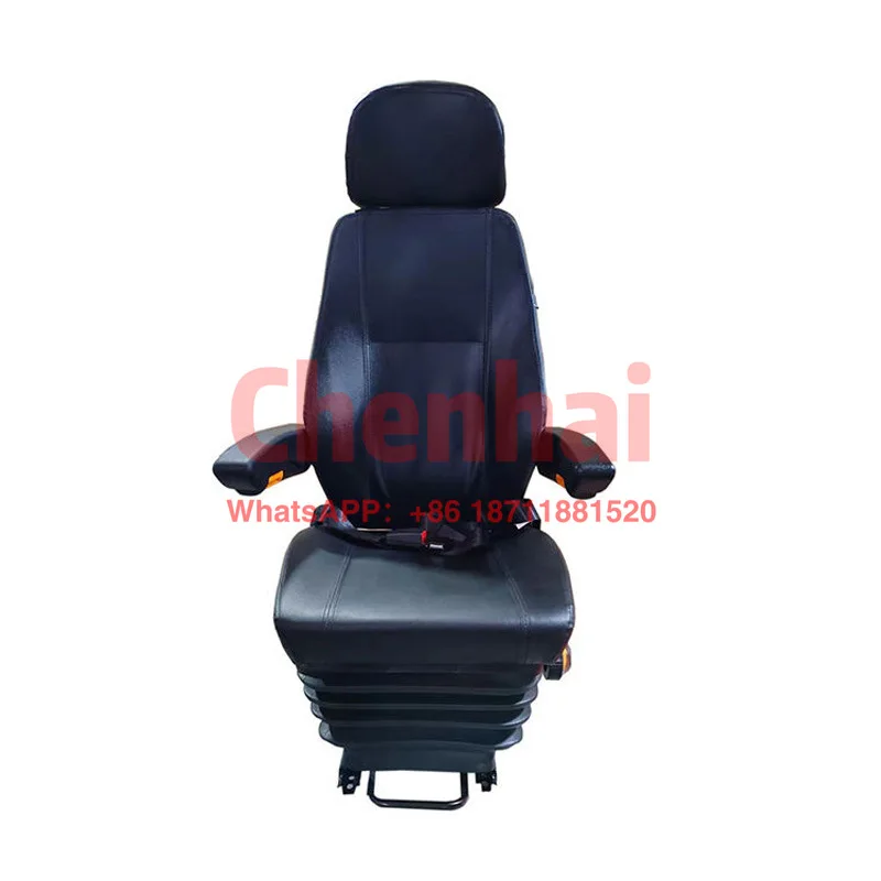 Customized Crane Gantry Crane Mechanical Suspension Shock Absorption Driver Seat, Construction Machinery Linkage Table Door Lift