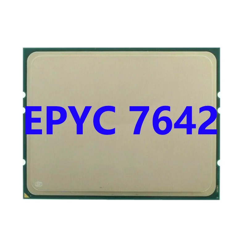 EPYC 7642 48C/96T CPU Processor Base 2.3Ghz to 3.3Ghz 256MBCache 225W 8-Channel DDR4 3200mhz Socket SP3 for LGA4094 Motherboard