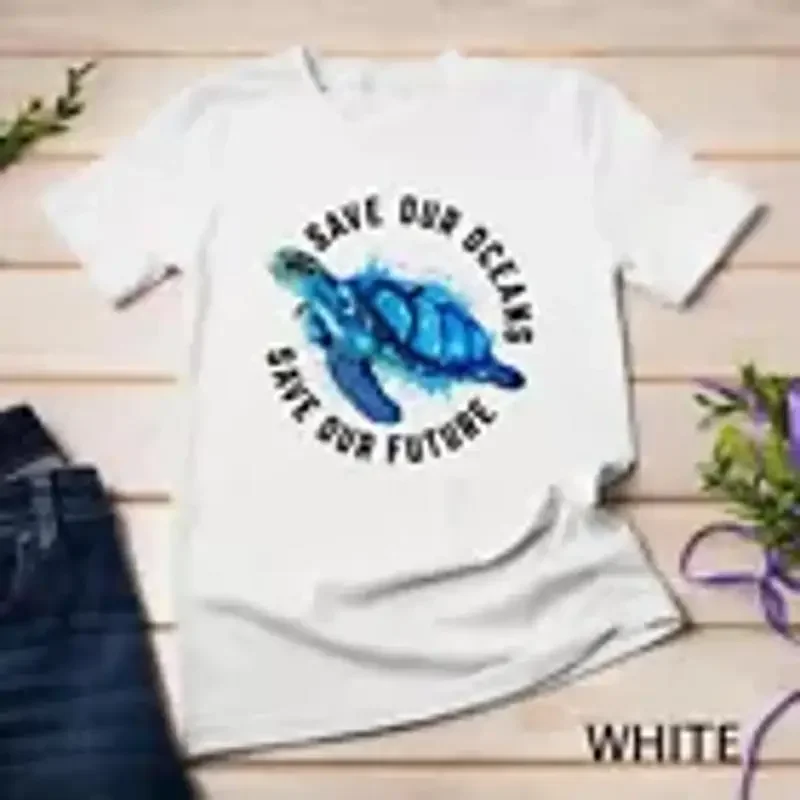 Save Our Oceans Sea Turtle Pro Environment Nature Earth Day Unisex T shirt