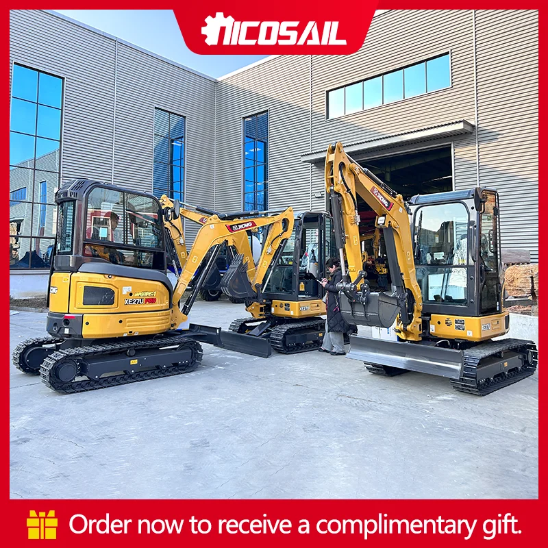

Free Shipping 3.0 Ton Mini Excavator Machine Farm Digger mini excavator 2.8 Ton mini bagger Excavator with customized color