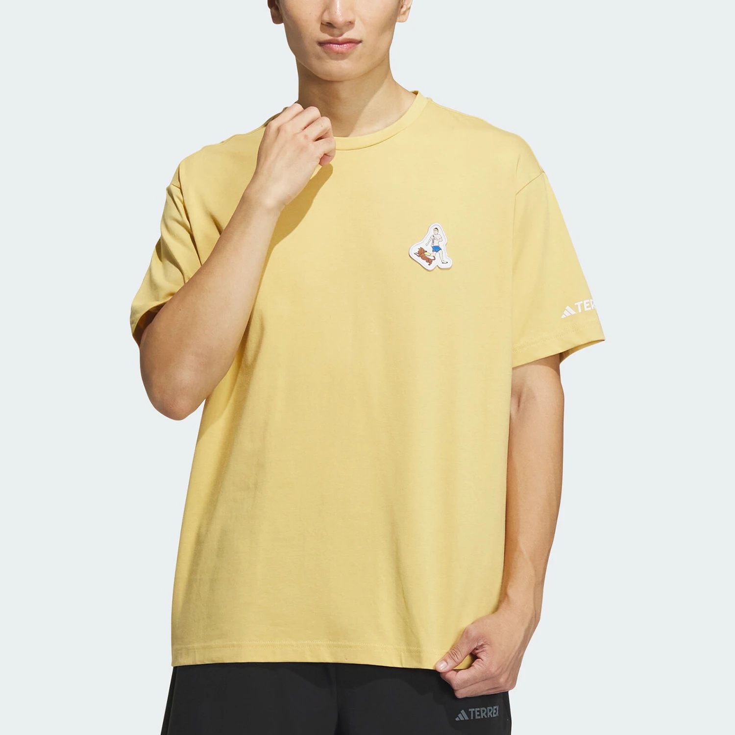 

Adidas Originals GFX SS TEE Men's Outdoor Sporty Loose Fit Short Sleeve IS0306