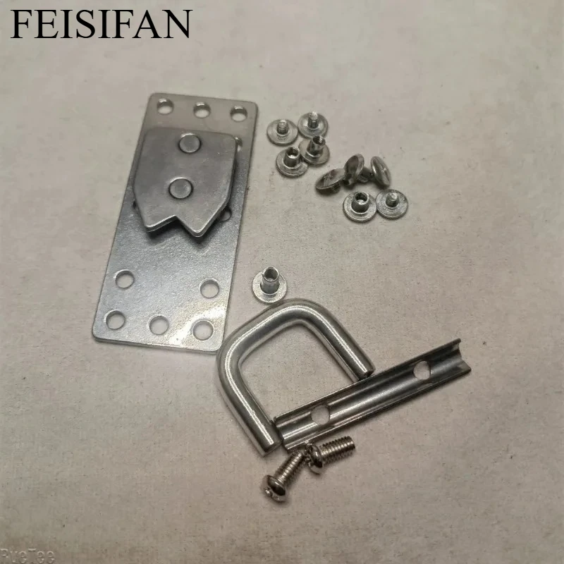 Industrial Stainless Steel Tool Belt Hook with Handle, Universal Modular Hanging Buckle for Tool Waist Bag & Workshop Tools