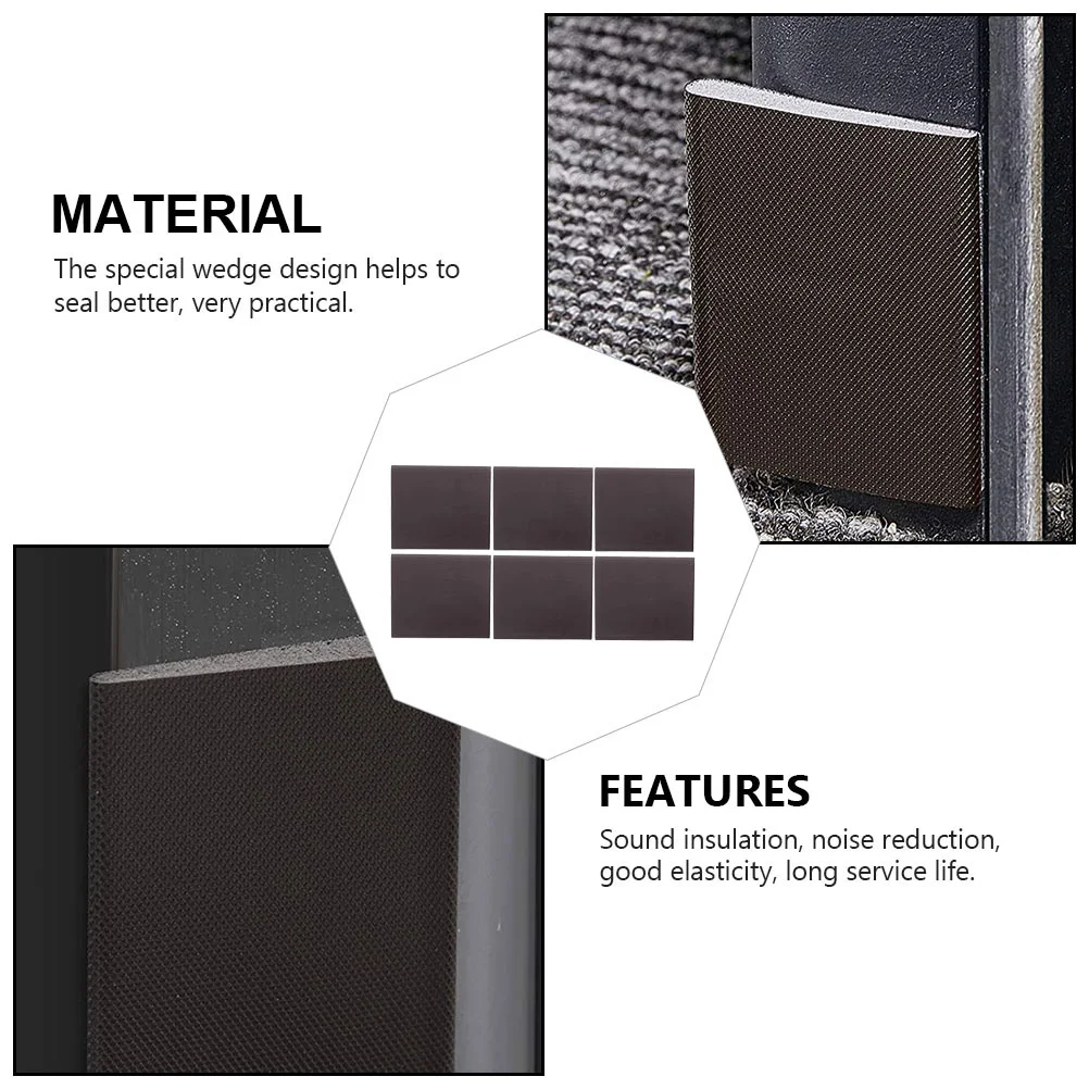 

14Pcs Door Corner Seals Self Adhesive Weather Stripping Seal Gaps for Most Door Frames Durable Self Adhesive Weather Strip