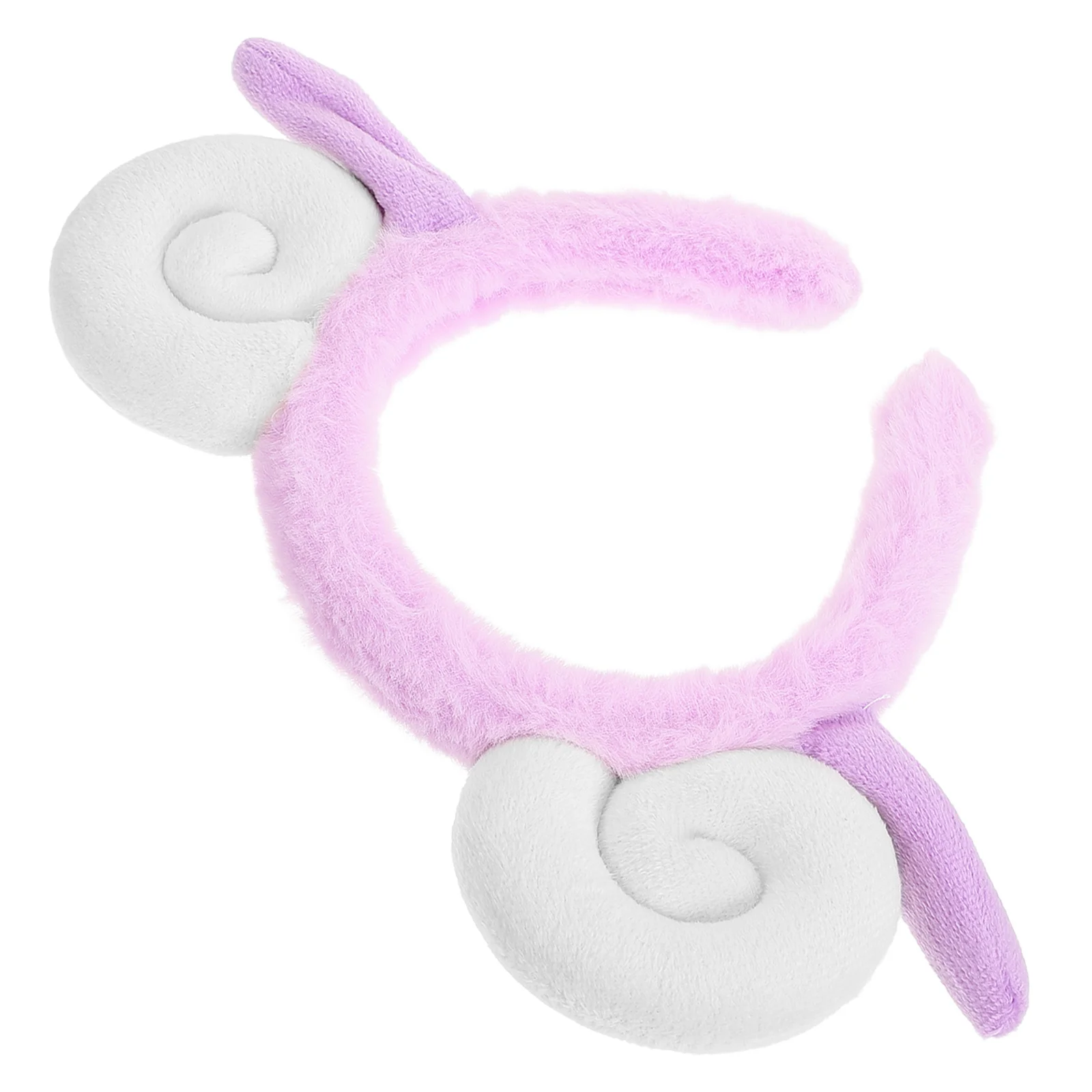 الأغنام القرن عقال لطيف شعر الضأن هوب ل تأثيري حفل زفاف هالوين زي ديكور الحيوان غطاء الرأس الشعر