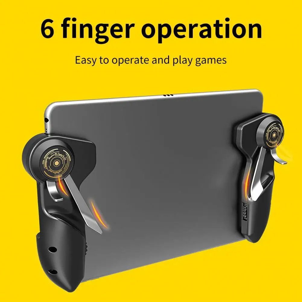 1 par akpad6k jogo joystick sensível de alta resistência ergonômico auxiliar tablet controlador de jogos botão