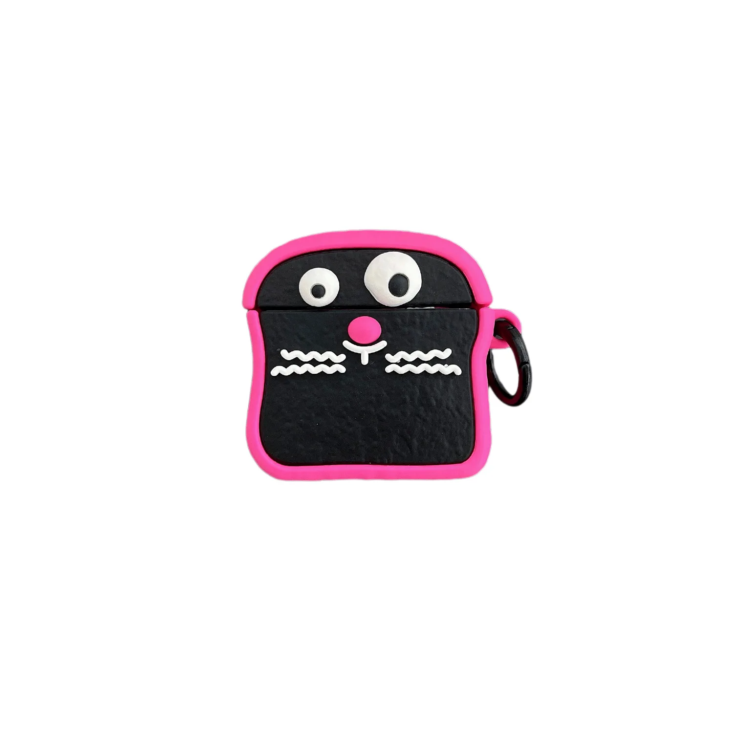 Para Funda Airpods Pro, divertida Funda negra para Airpods 3, Funda protectora de silicona suave para auriculares para Airpods Pro Funda para niños