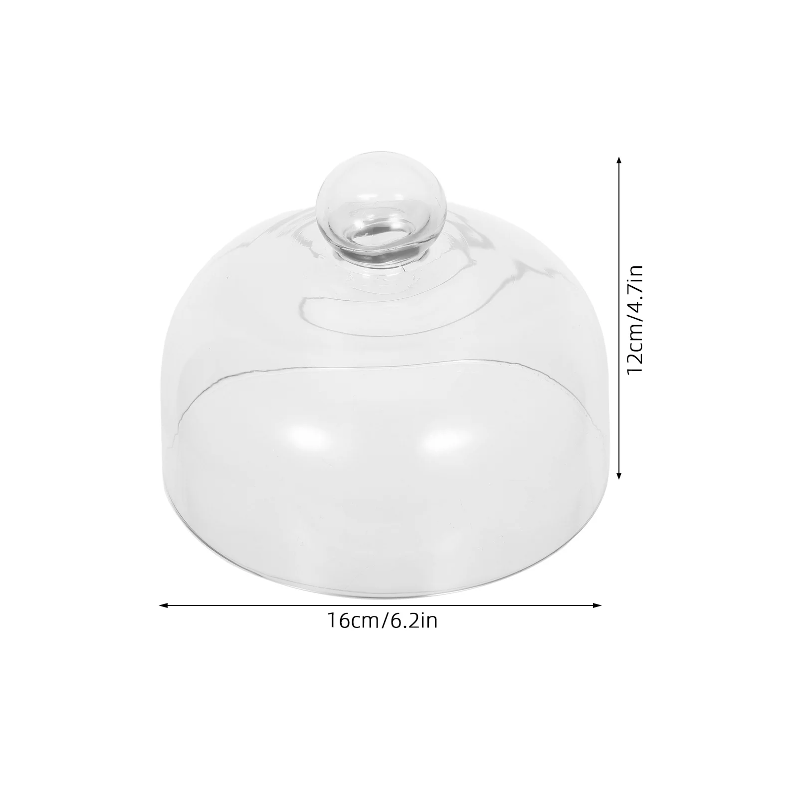 غطاء ميكروويف زجاجي 16 سم مع فتحة تهوية وغطاء مقاوم للرذاذ لتسخين الطعام وواقي لوحة الميكروويف الشفاف سهل الاستخدام #5