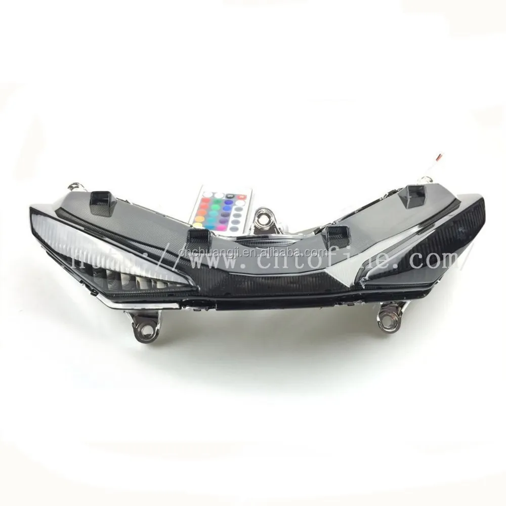 Small Front LED Headlight Assembly, Motorcycle Front Lamp for Yamaha MX King 150/Exciter 150/Sniper 150/Y15ZR