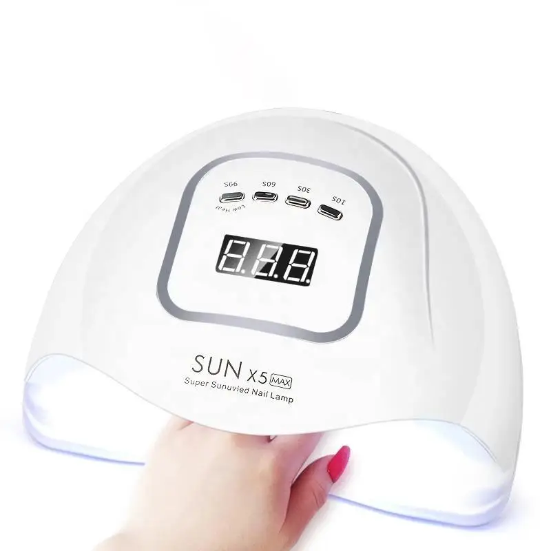 

Paper Box Nail Lamp New 150W SUNX5MAX Nail Lamp Intelligent Induction Phototherapy Machine High-Power Quick-Drying Nail Dryer