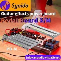 Synido Elektrische Gitaar Effector En Power 2 In 1 Met 12 Onafhankelijke Power Pedalboard