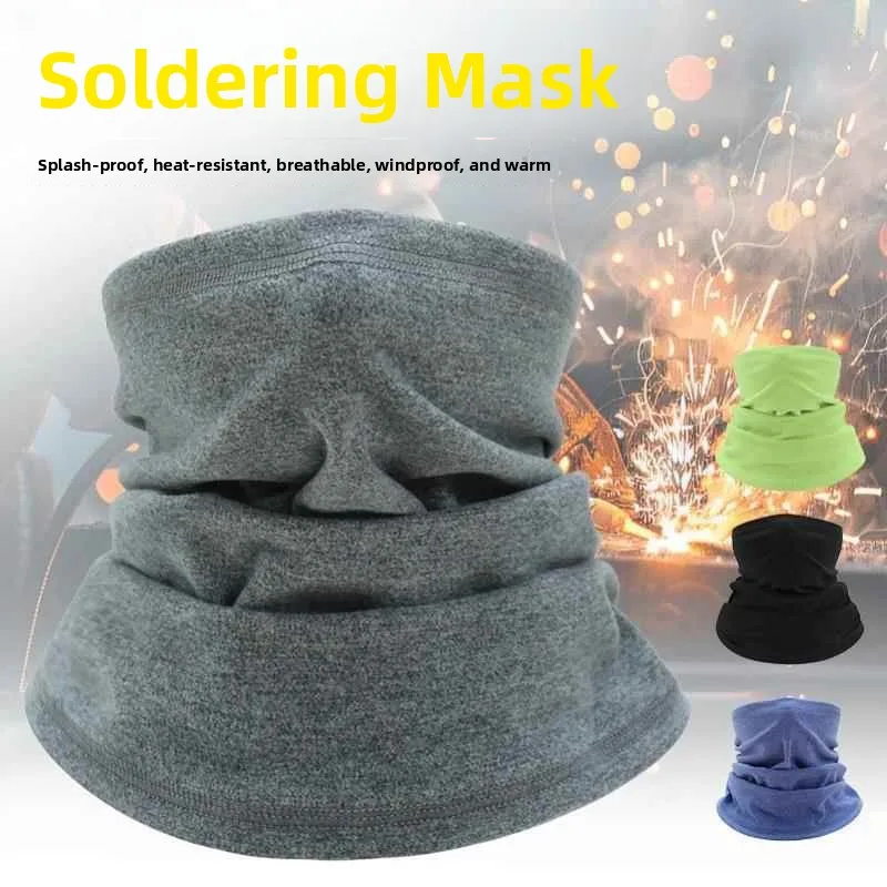 Welding Face Shield Heat Insulation Neck Cover Dust Proof Protective Scarf Neck Protection Cycling Headscarf Neck Warmer