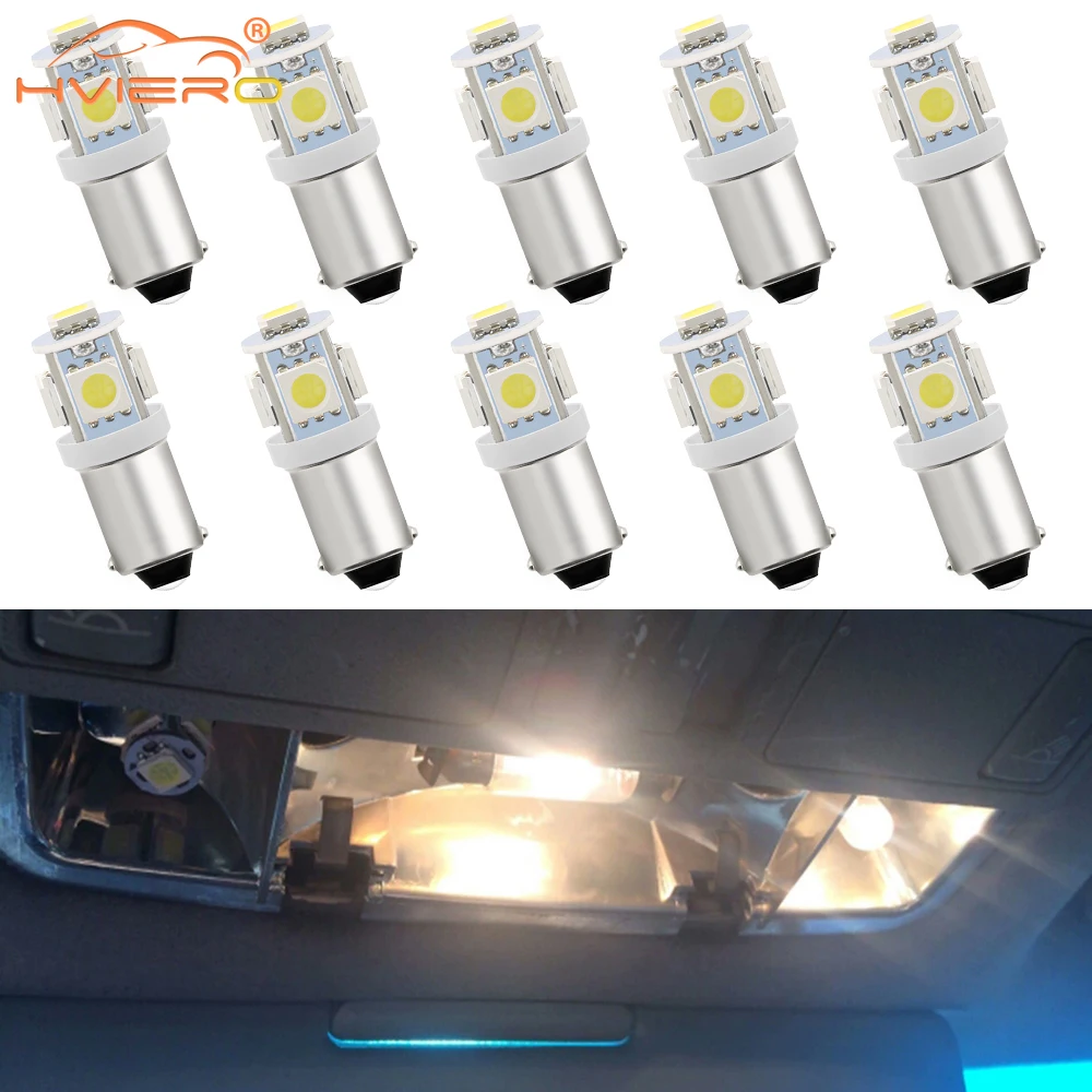 

10/20PCS Car Marker Backup Bulb Tail Light White Red T11 BA9S 5050 5SMD Wedge Lamp Waterproof CAR Led Festoon Dome Door Lantern