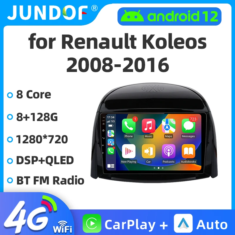 

Android Carplay Monitor For Renault Koleos 2008-2016 Smart Car Systems Radio Multimedia Video Player Navigation 5G Wifi Display