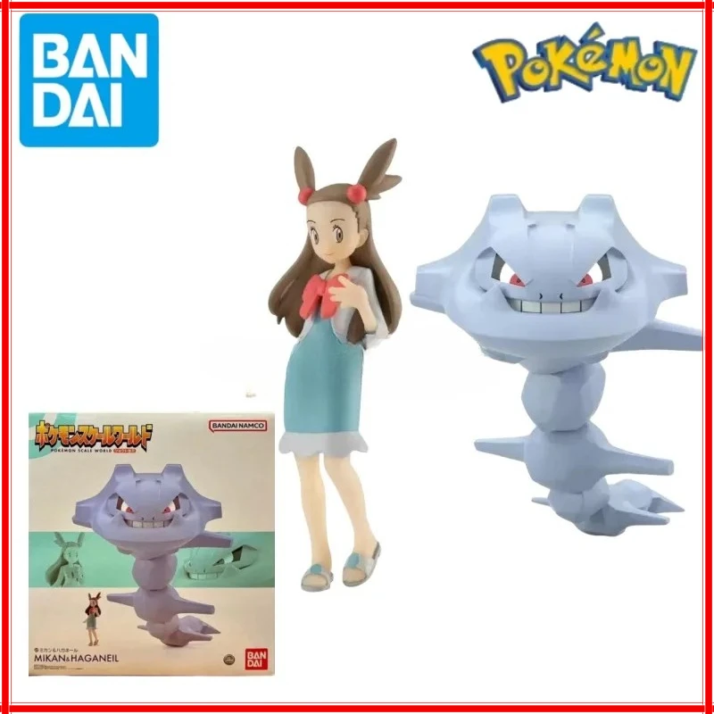 

Original Bandai Scale World POKEMON Johto Region Jasmine Steelix Anime Figures Toys for Kids Gift Collectible Model Ornaments