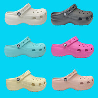 2025 New Women'S Cloud Hole Slippers Outdoor Breathable Soft Anti- Skid Thickened Bottom Soled Beach Sandals Adult Unisex Shoes