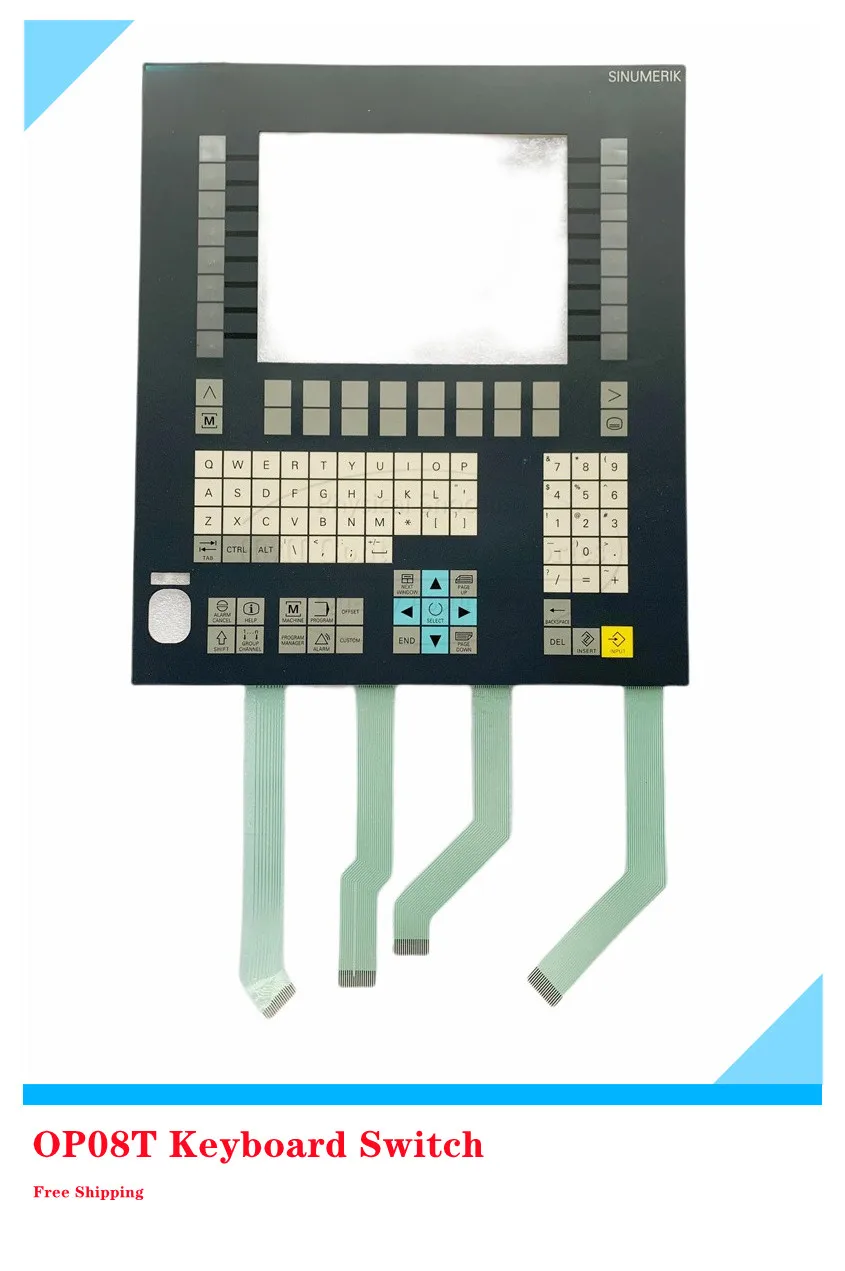 Панель переключателя клавиатуры OP08T 6FC5203-0AF04-1BA0 A5E00457943, пленка для клавиш