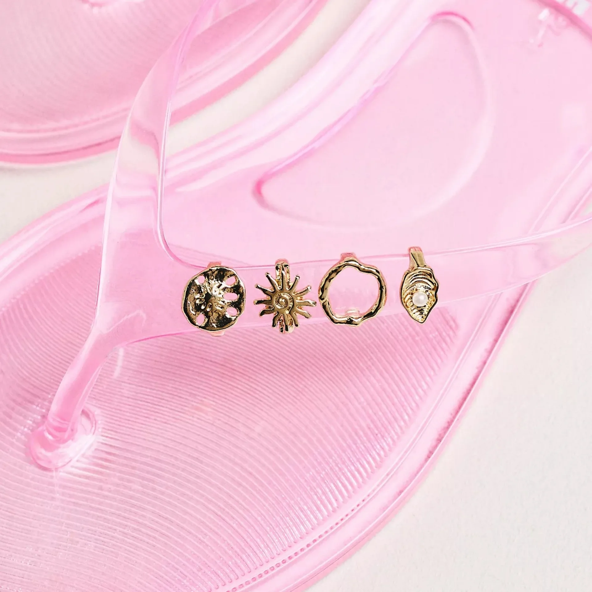 Vergoldetes Kupfer DIY Schmuckherstellung Anhänger Armband Halskette Ohrring Schuh Schmuck Strand Bohemian Accessoires – Detail 5