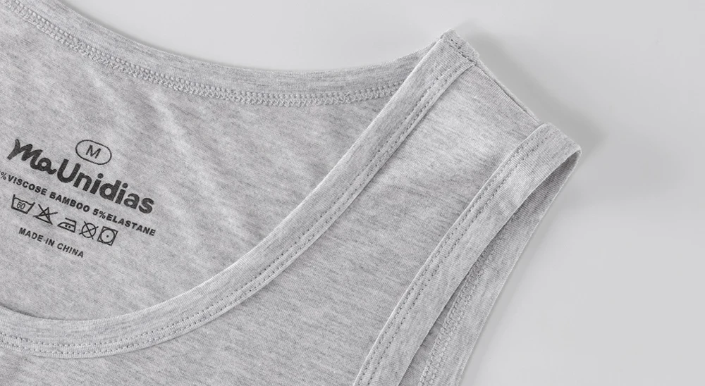 Paquete de 4 camisetas sin mangas para hombre, de color liso, camisetas de manga corta para hombre, camisetas de fibra de bambú, camisetas sin mangas para hombre, ideales para usar debajo de la ropa o como prenda exterior.