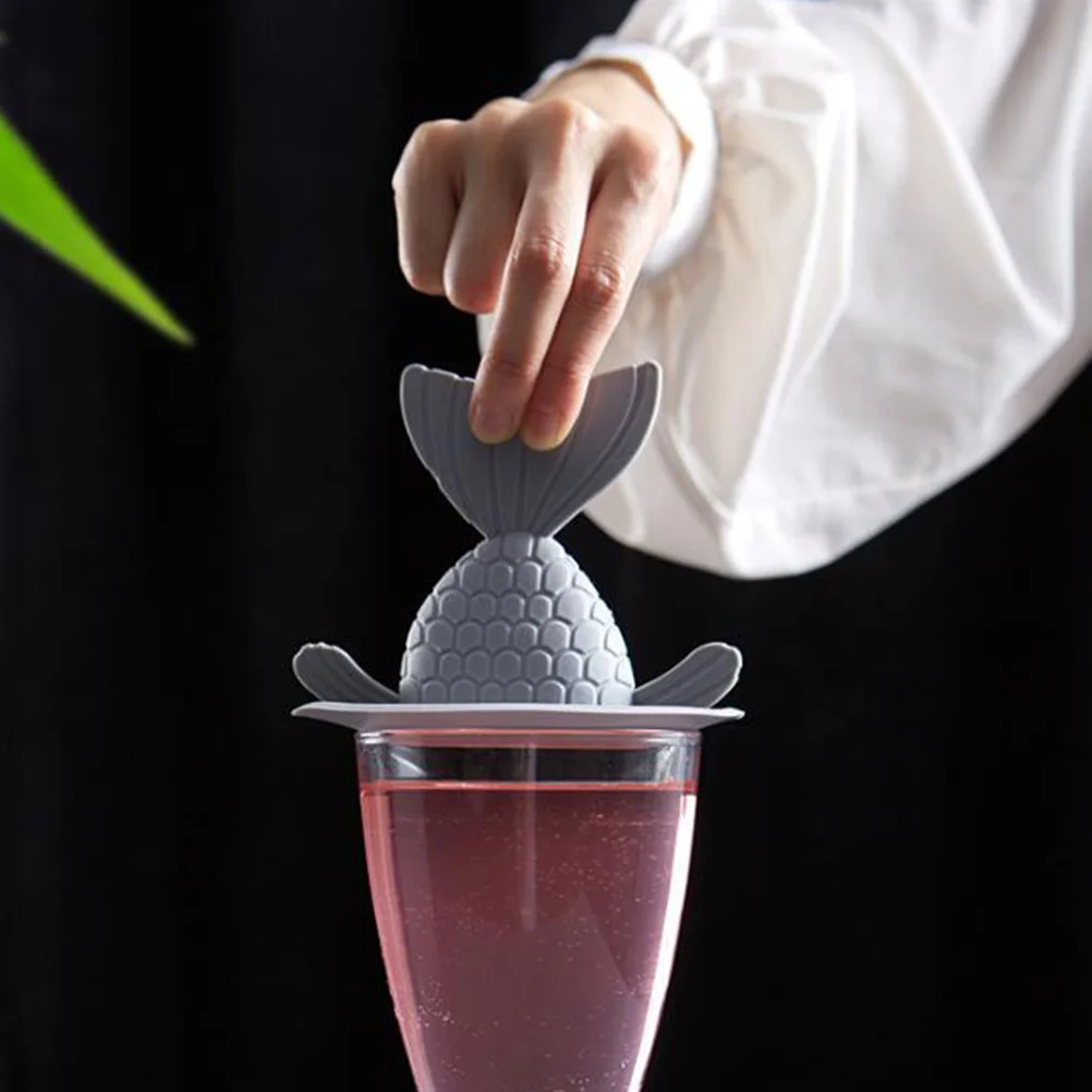 

2Pcs Floor Drain Sink Plug Grey White Fishtail Coverable Stopper Kitchen Bathroom Deodorant Strainer Pad Size M