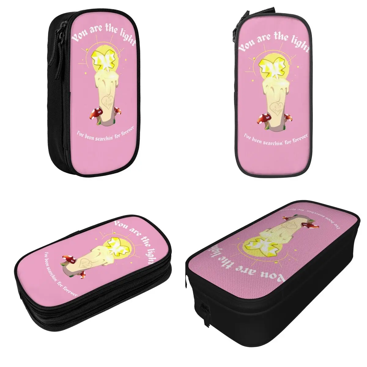 Light Shower Portals Pencil Case Double Layer Large-capacity For School Melanie Martinez Pencil Bag Suprise Gift