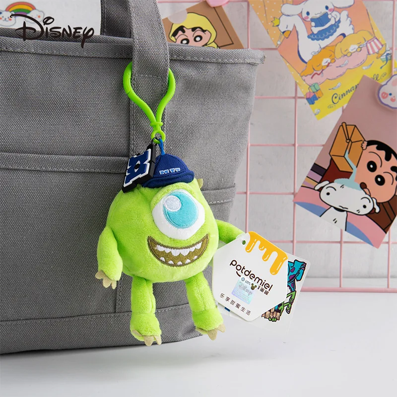 Original Disney Stitch Lotso Sullivan Woody Plush Dolls keychain Angel Stitch Mr.Q Alien Stuffed Toy Pendant Kids Birthday Gift view 4