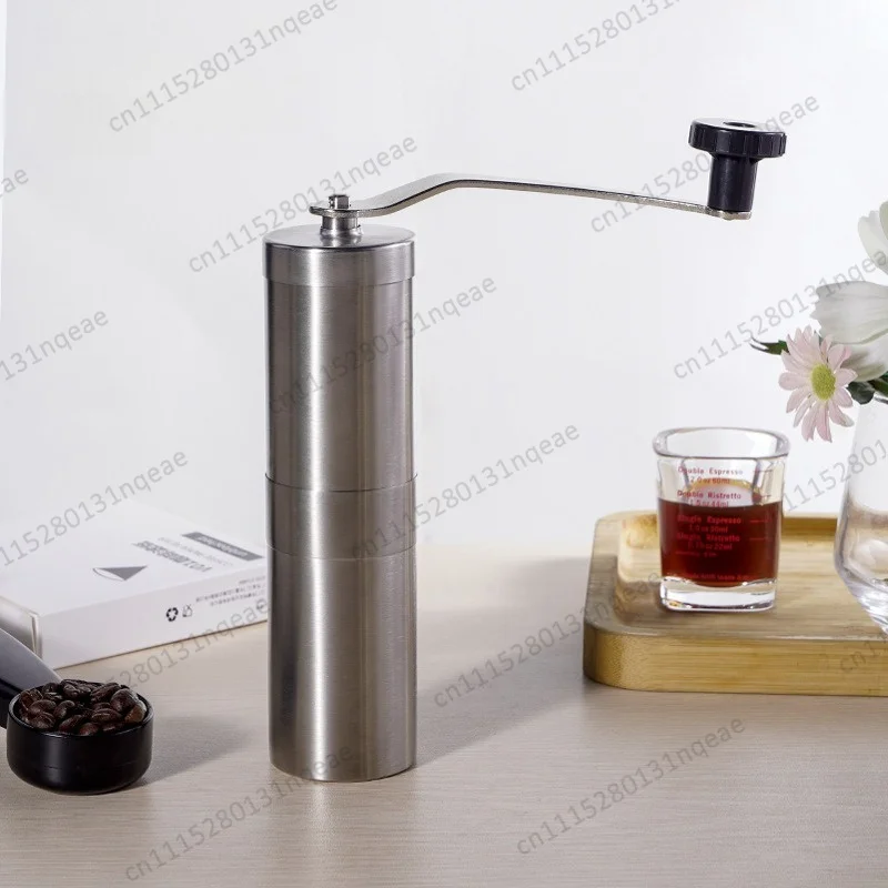 Cross-border Convenient Retro Hand Crank Bean Grinder Stainless Steel Grinding Core Double Bearing Positioning Grinding