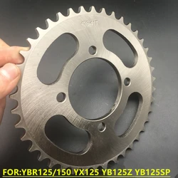 Customized for YBR125/150 YX125 YB125Z YB125SP Motorcycle Bike  64mm 428 Chain 36T 39T 41T 43T 45T 47T 49T Sprocket