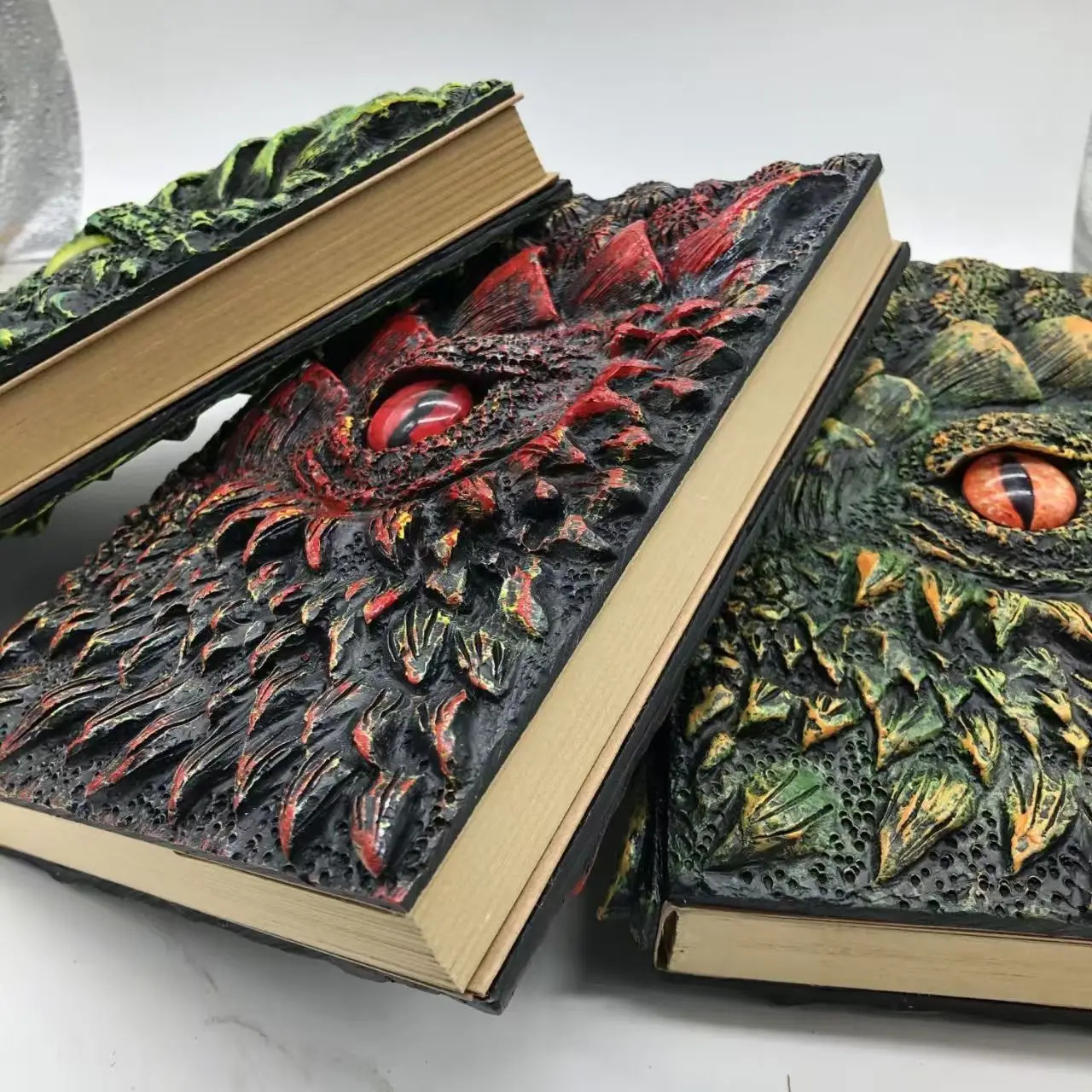 3D Dragon Eye Book A5 Embossed Resin Notebook A5 Vintage Journal for Dungeon and Dragons D&D Player & Writer Friend Easter Gifts