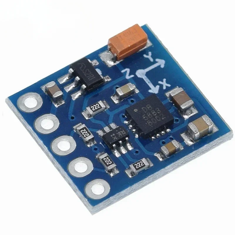 10Pcs GY-271 HMC5883L module electronic compass compass module three-axis magnetic field sensor In stock High quality