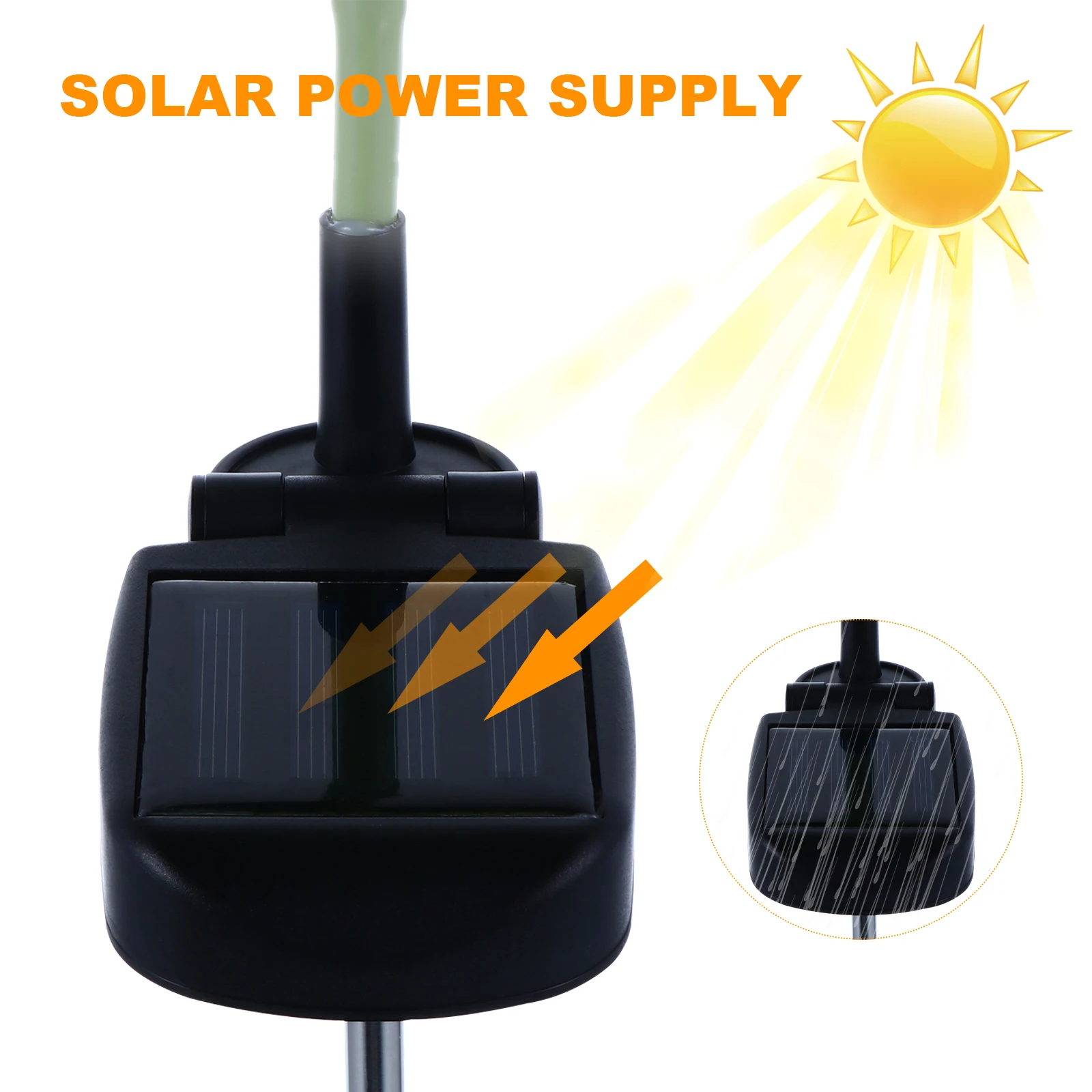 

Lily Lamp Stainless Steel Led Solar Stake Lamp IP55 Waterproof LED Solar Lights for Home Yard Garden Decoration