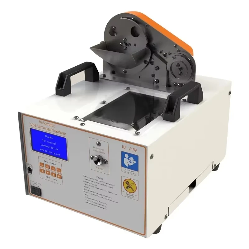 

DZV196 Tube Type Terminal Crimping Machine Pin Type Terminal Stripping And Terminal Crimper for BVR 0.5/0.75/1.0/1.5/2.5