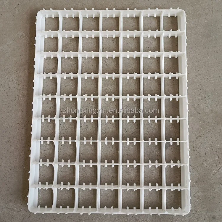 Factory Directly Sale 63 Capacity Plastic Duck Incubator Egg Tray 63duck Transport Egg Tray