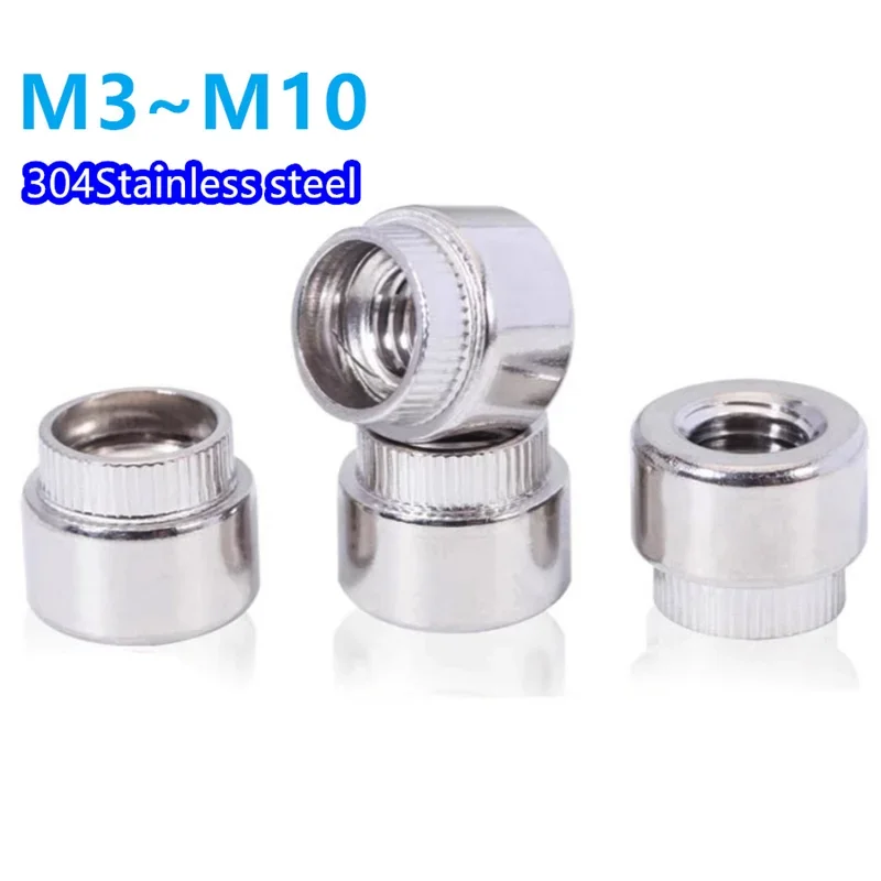 Peijian 304stainless Steel Riveting Nut Press Riveting Riveting Nut Step Embossing Rivet Nut Zs-m3m4m5m6m8m10