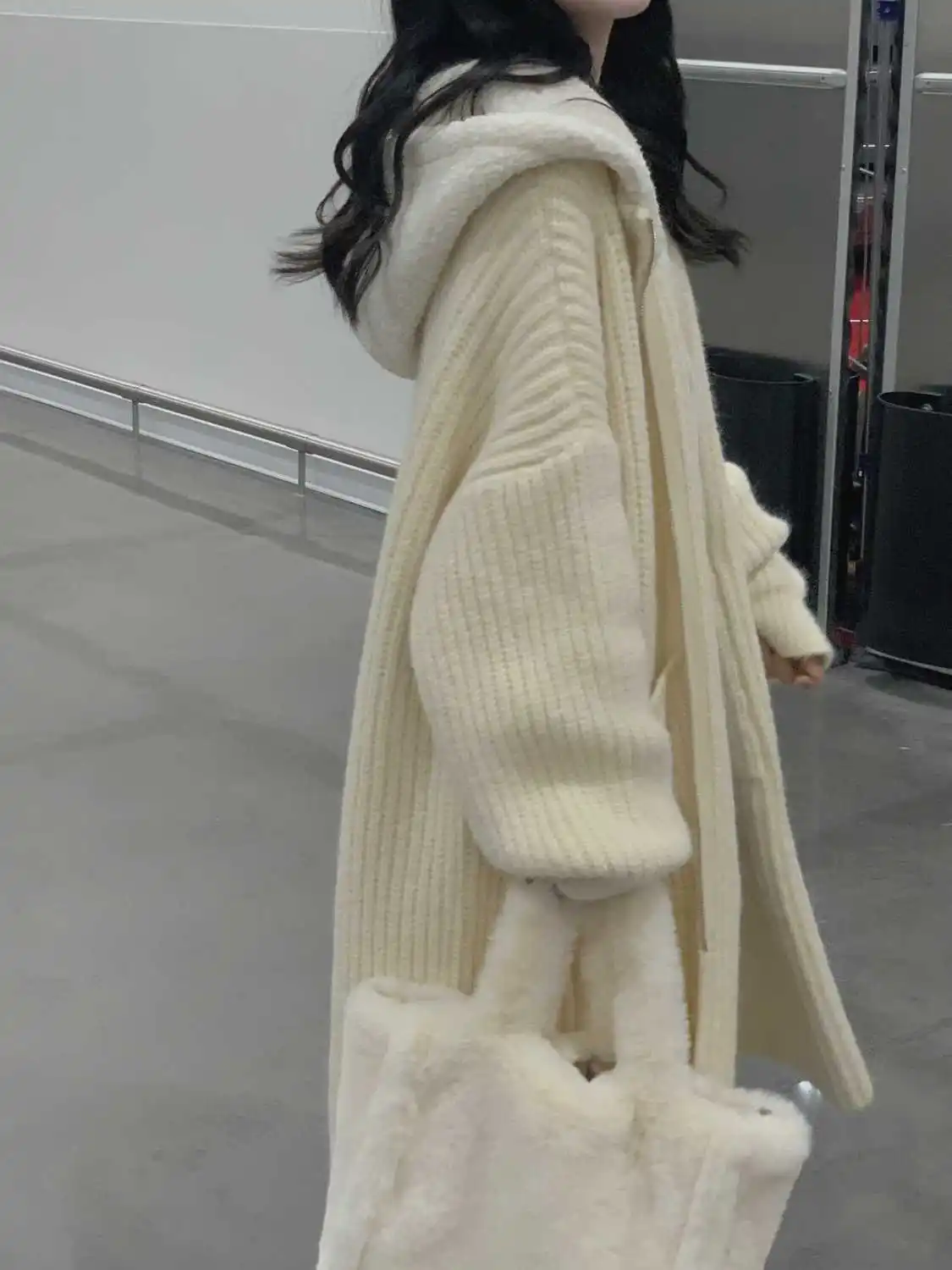 

Sweaters Jumpers Cardigans Womens Cardigan Y2K Woman Polyester Knit Contrast Edge Regular Cut Daily Soft Simple Basic Practical