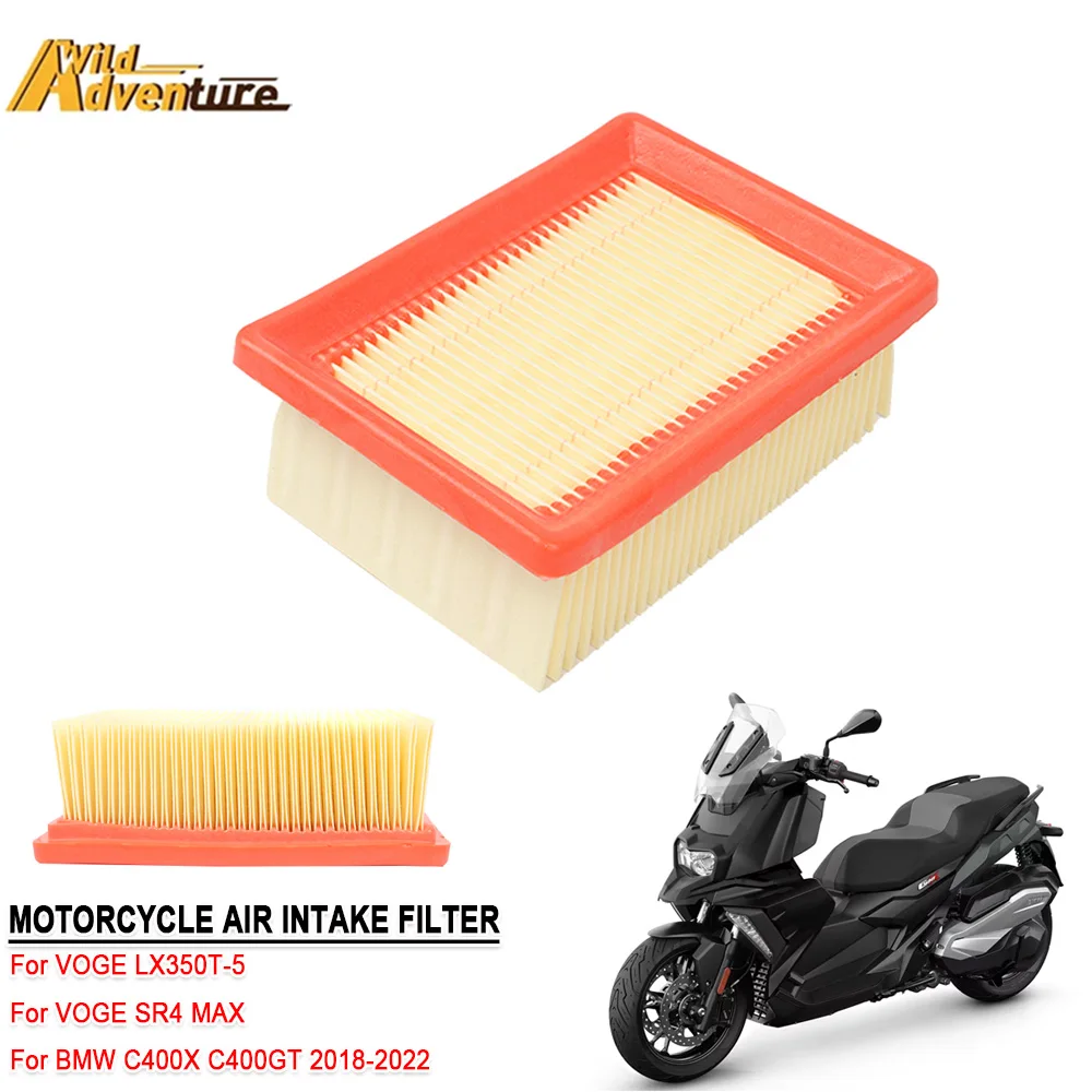 Motorcycle Air Intake Filter Cleaner Air Purification Clean For BMW C400X C400GT For VOGE SR4 MAX LX350T-5 LX350T Accessories
