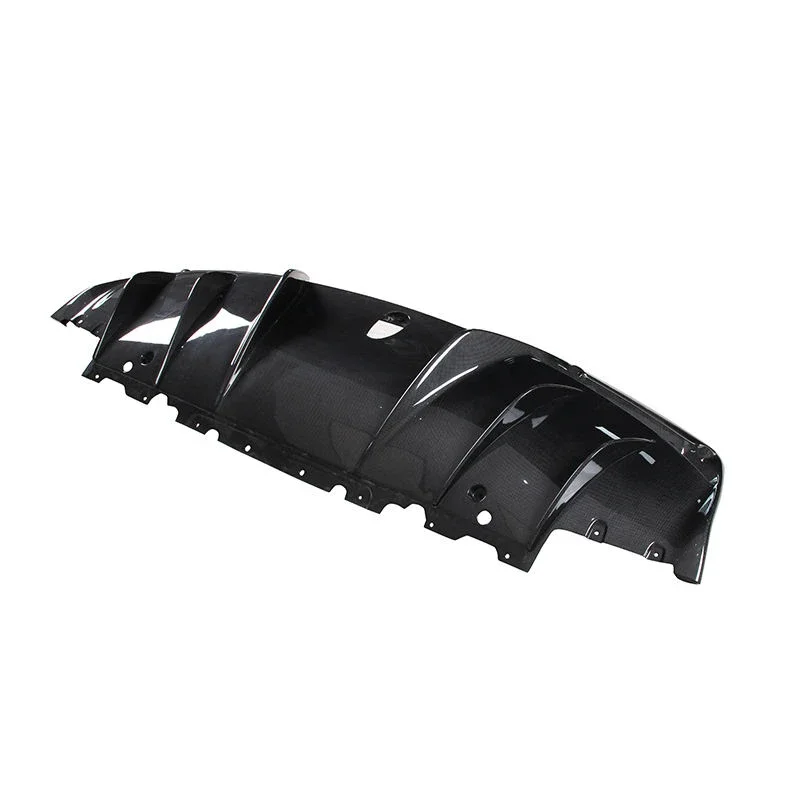Pre-preg Carbon Fiber Rear Bumper Lip Diffuser for 296 GTB GTS Rear  Lip