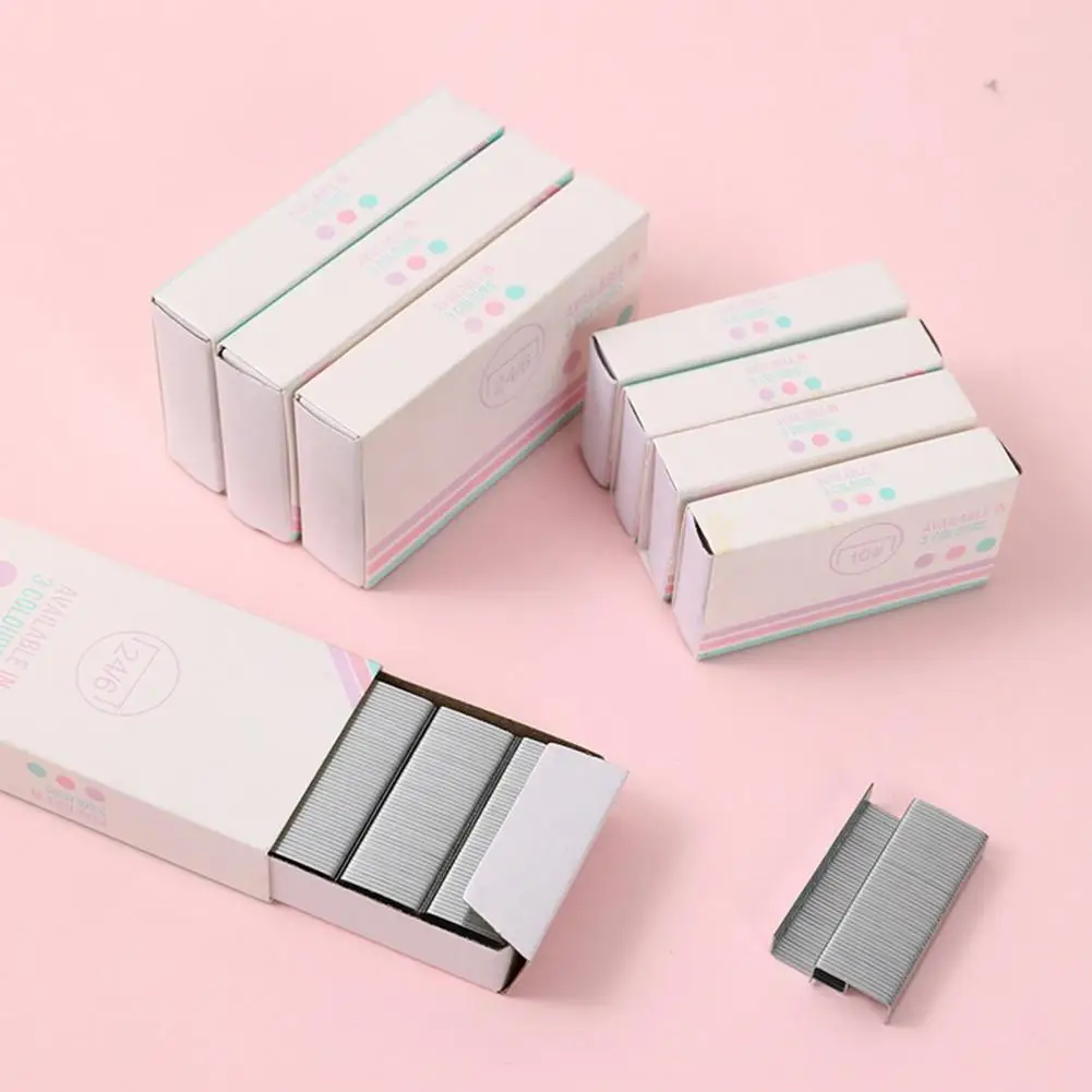 Маленький ручной степлер, степлер емкостью 10-16 листов с 750-скопами, мини-настольный степлер для офиса, школы, дома, путешествий 스테이플러