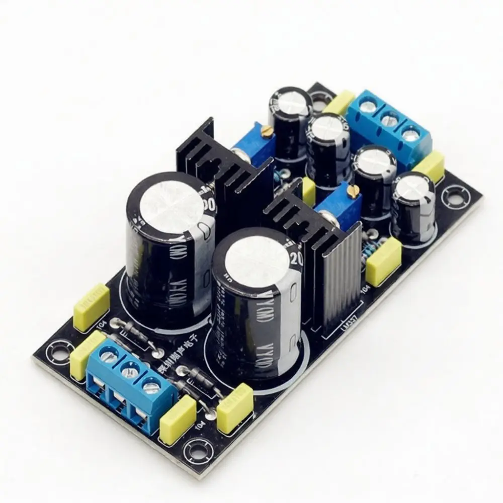 Adjustable Power Supply Module LM317 LM337 Dual Voltage Regulator Board DC Linear Rectifier DIY Electronic Physics Kits