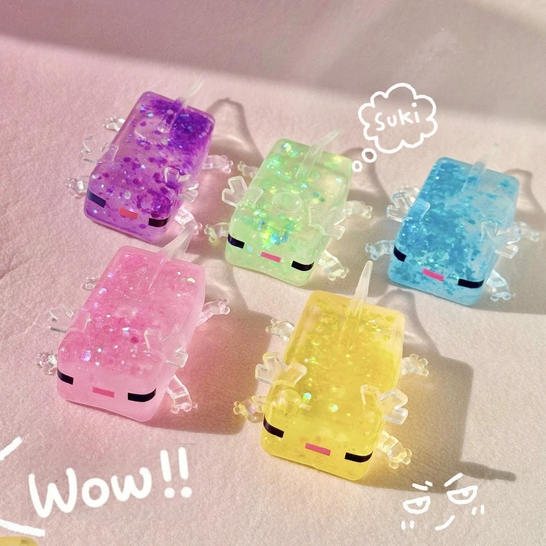 Cute Iridescent Cartoon Animal Squeeze Toys Slow Rebound Sensory Fidgets for Stress Relief Fun Party Favors Gift for Kids & Teen